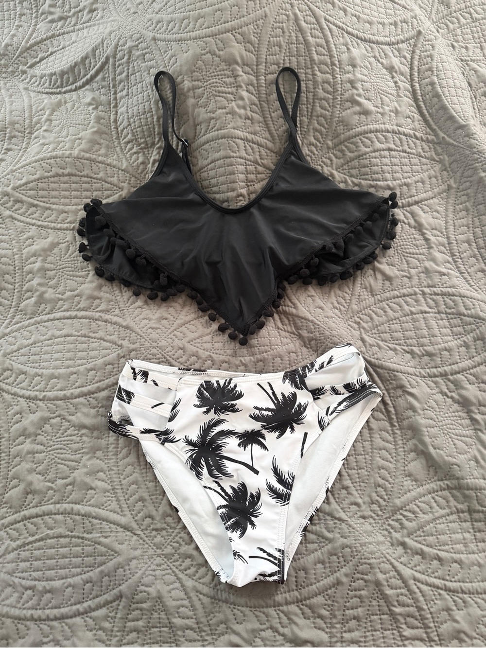 Two piece swim suit